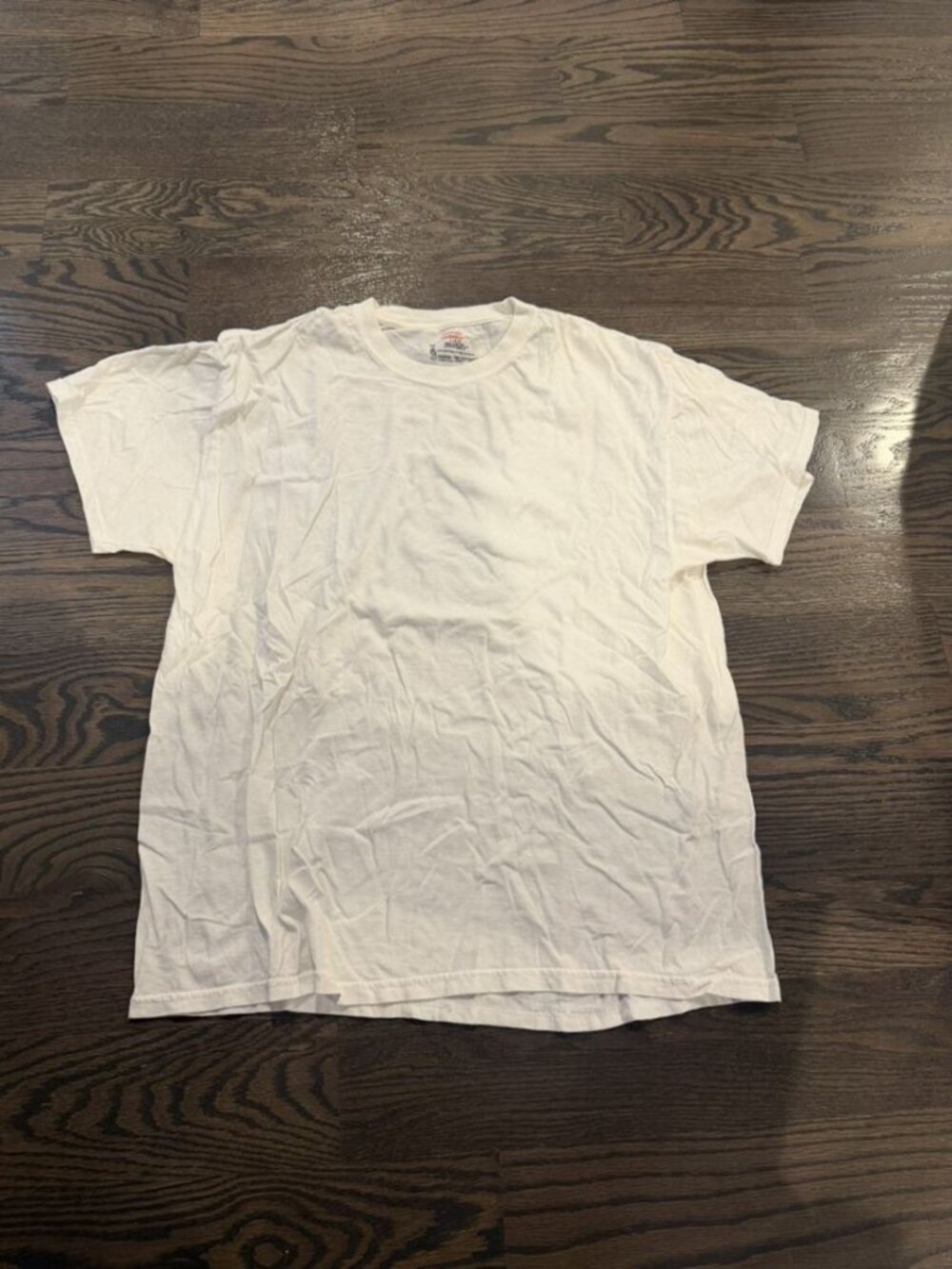 Hanes ComfortSoft White T-Shirt Size L